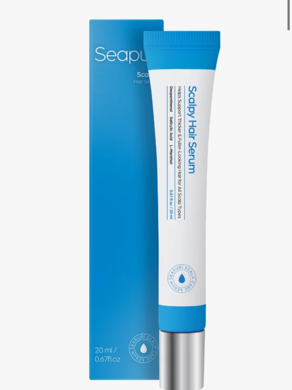 Sea Scalply Hair Serum 20ml Scalp Treatment for Thicker Fuller-Looking Hair